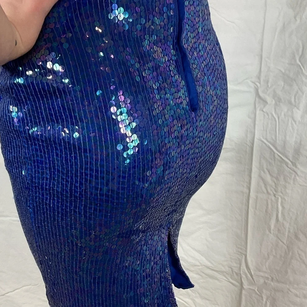 Laurence Kazar New York vintage all sequin stunning dress - Picture 7 of 11